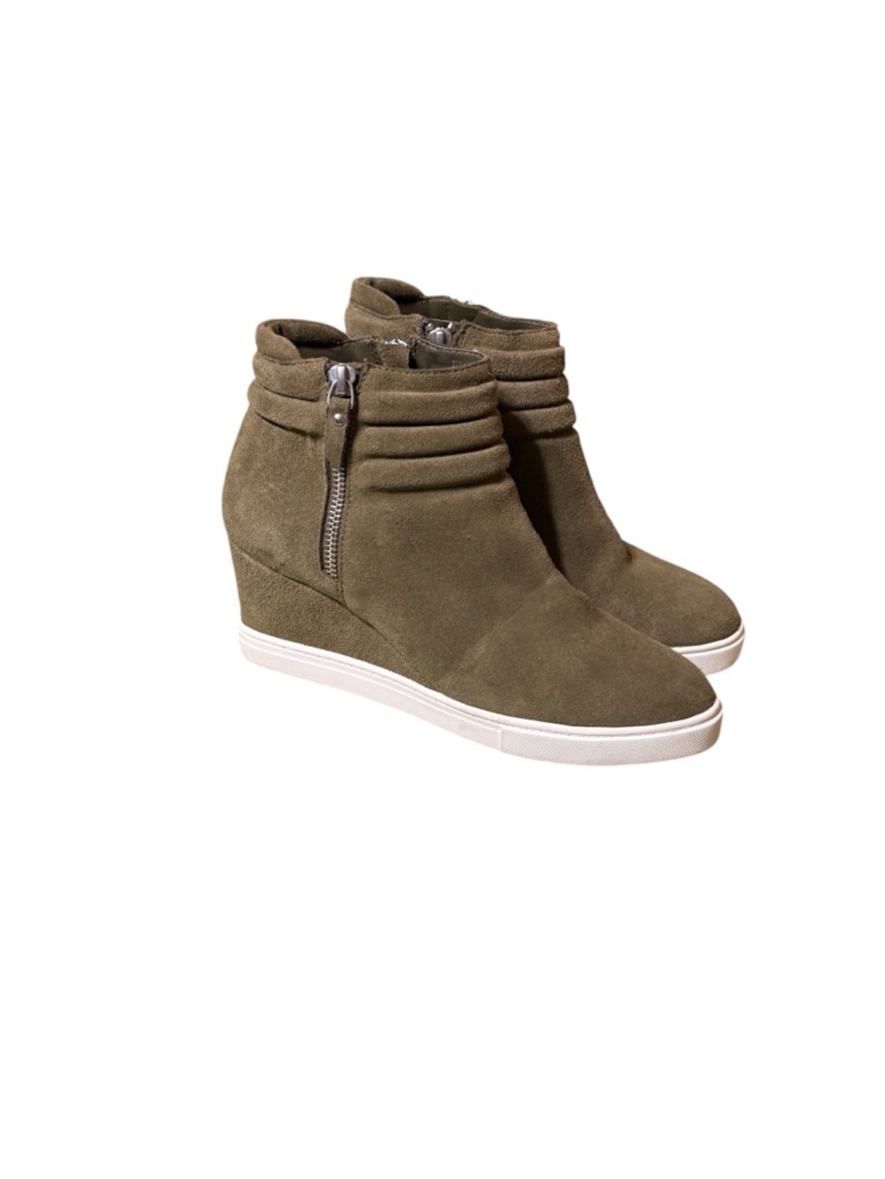 Linea Paolo Frieda women's wedge sneakers Green Size 7.5M